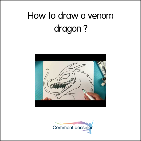 How to draw a venom dragon